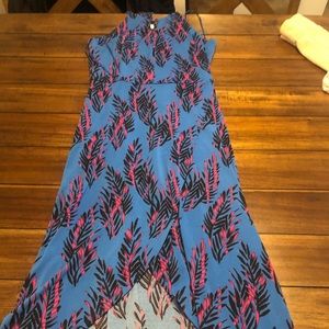 long blue dress from khols